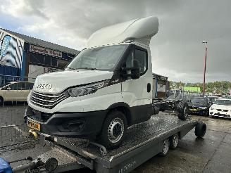 dommages fourgonnettes/vécules utilitaires Iveco Daily 2.3 115KW Autom. 35S16 410 Clima Navi Chassiscabine NAP 2023/4